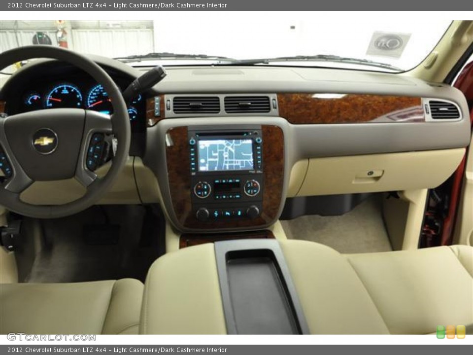 Light Cashmere/Dark Cashmere Interior Dashboard for the 2012 Chevrolet Suburban LTZ 4x4 #57679322