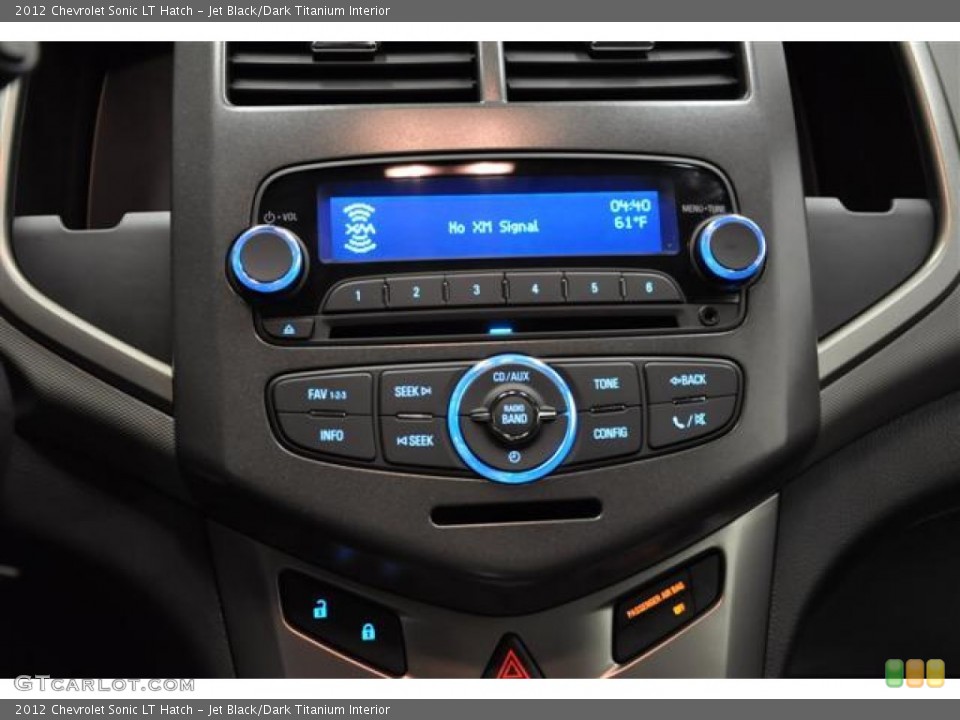 Jet Black/Dark Titanium Interior Audio System for the 2012 Chevrolet Sonic LT Hatch #57679523