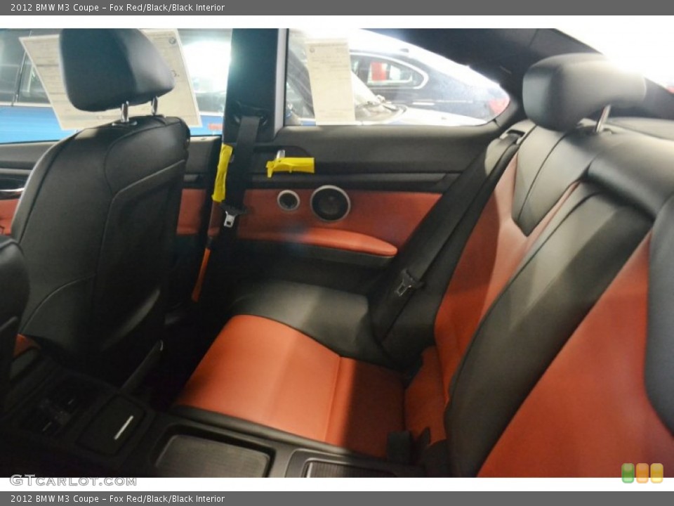 Fox Red/Black/Black Interior Photo for the 2012 BMW M3 Coupe #57679544