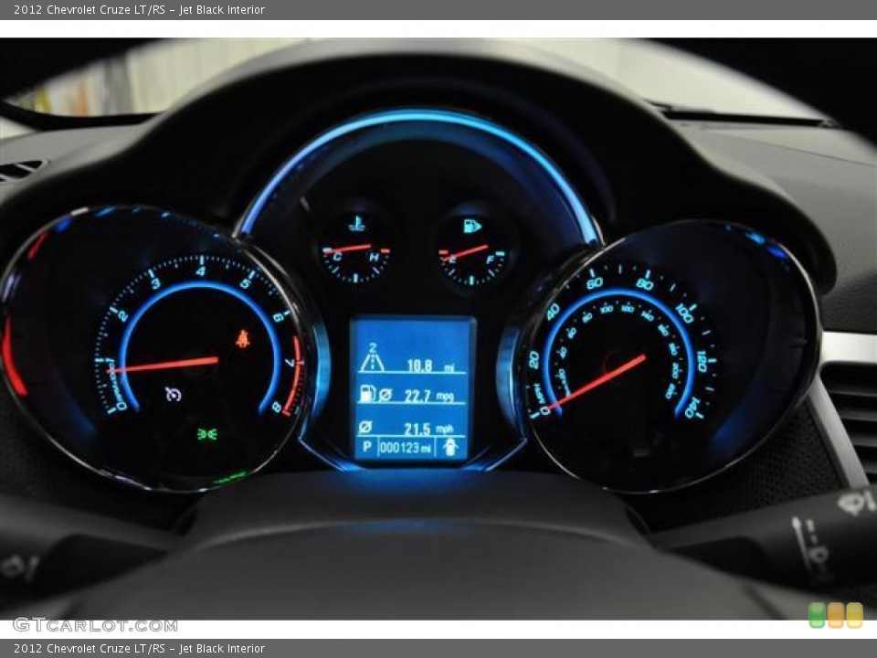 Jet Black Interior Gauges for the 2012 Chevrolet Cruze LT/RS #57679824