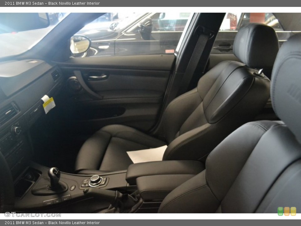 Black Novillo Leather Interior Photo for the 2011 BMW M3 Sedan #57680180