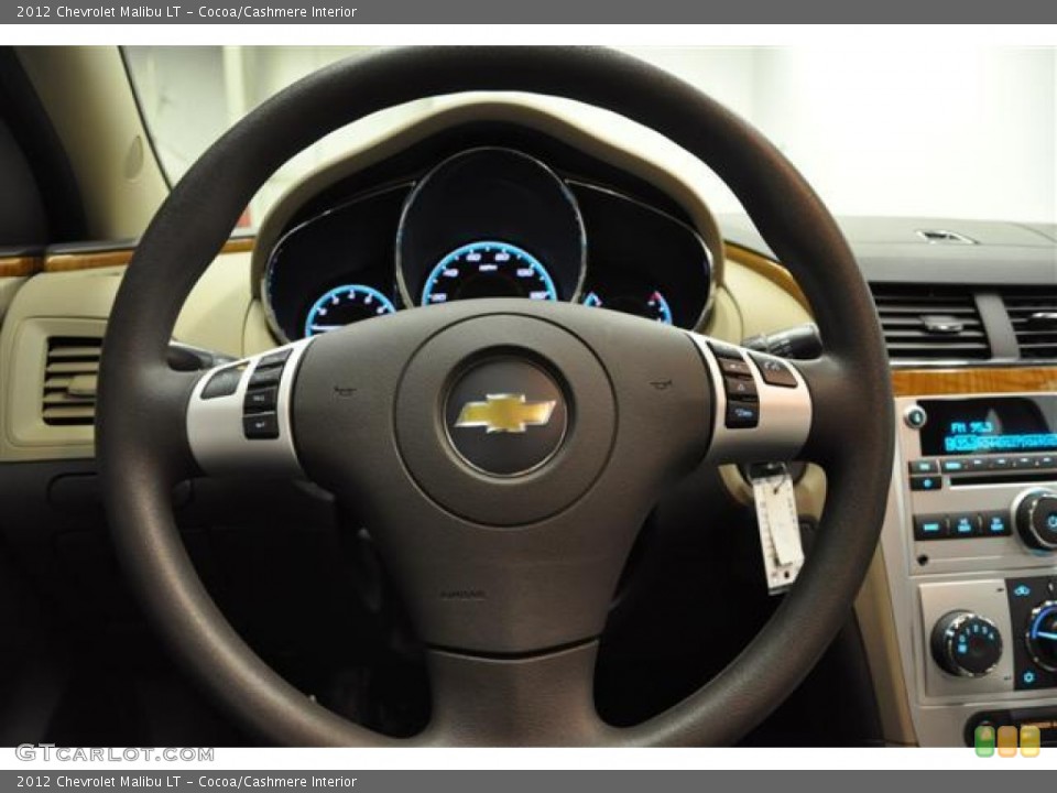 Cocoa/Cashmere Interior Steering Wheel for the 2012 Chevrolet Malibu LT #57680243