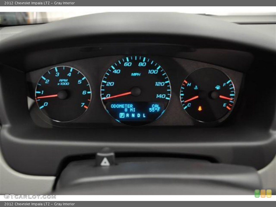 Gray Interior Gauges for the 2012 Chevrolet Impala LTZ #57680447