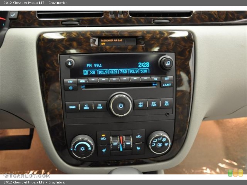 Gray Interior Controls for the 2012 Chevrolet Impala LTZ #57680465