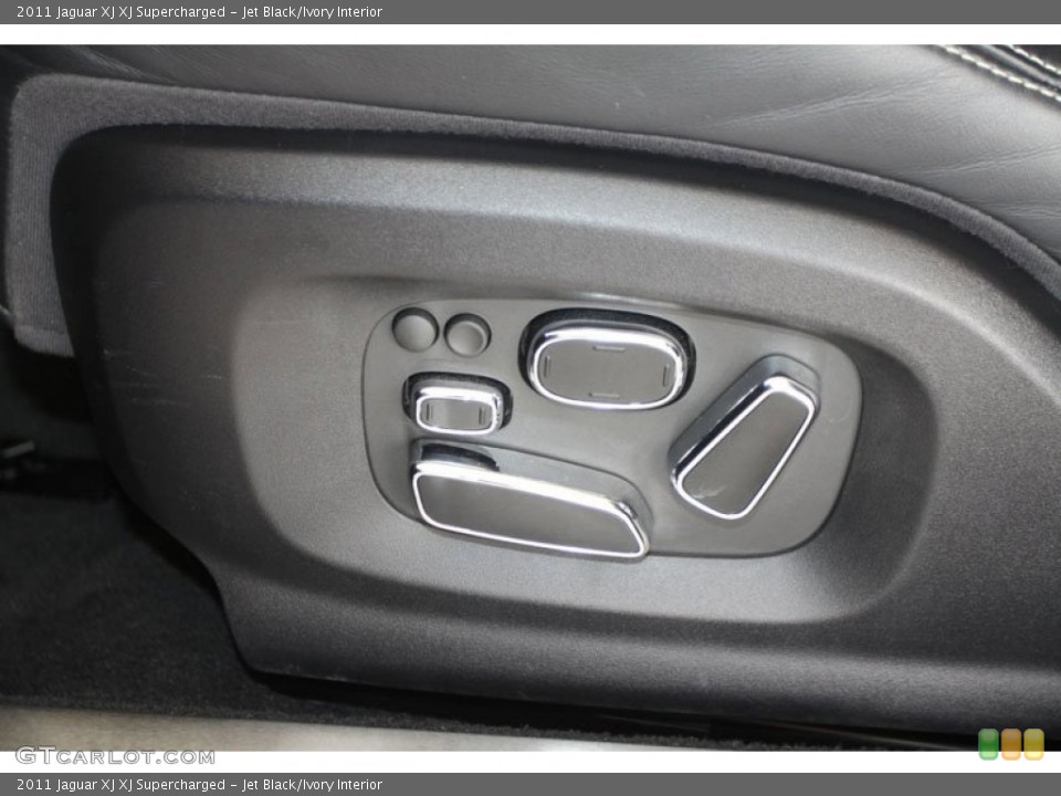 Jet Black/Ivory Interior Controls for the 2011 Jaguar XJ XJ Supercharged #57681464