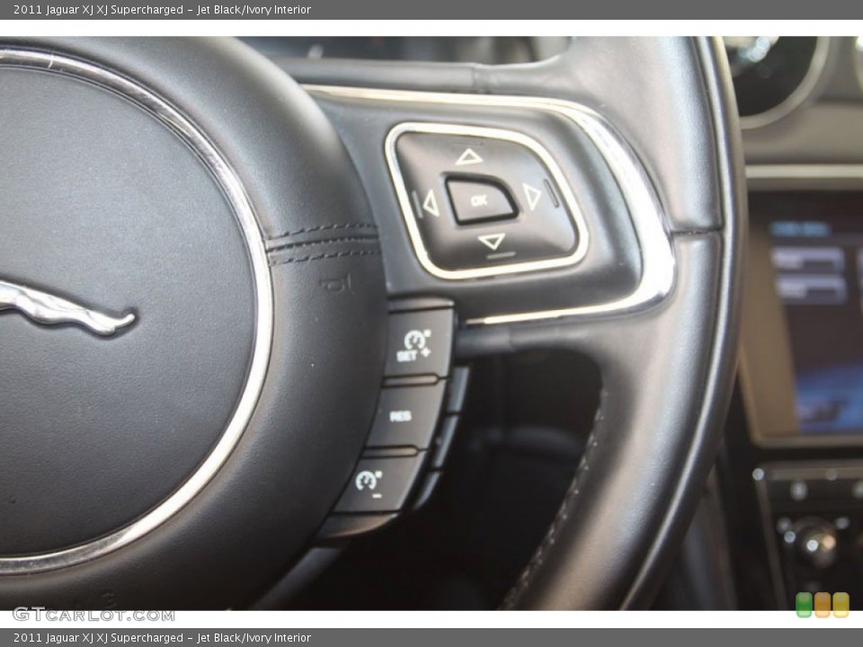 Jet Black/Ivory Interior Controls for the 2011 Jaguar XJ XJ Supercharged #57681590