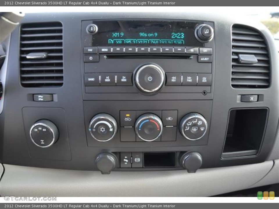 Dark Titanium/Light Titanium Interior Controls for the 2012 Chevrolet Silverado 3500HD LT Regular Cab 4x4 Dually #57681614