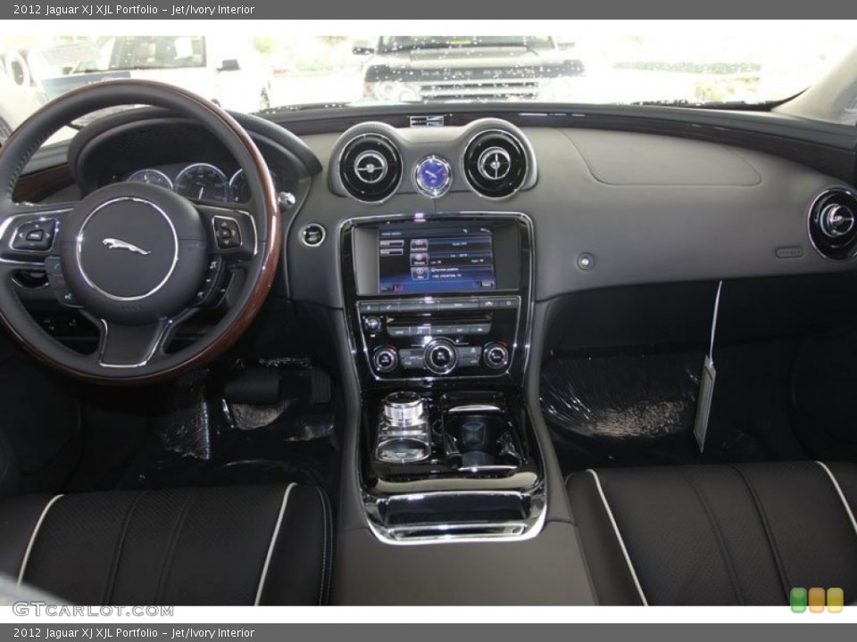 Jet/Ivory Interior Dashboard for the 2012 Jaguar XJ XJL Portfolio #57681929