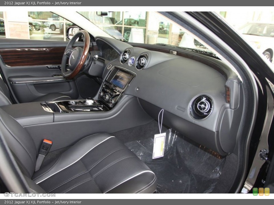 Jet/Ivory Interior Dashboard for the 2012 Jaguar XJ XJL Portfolio #57682008
