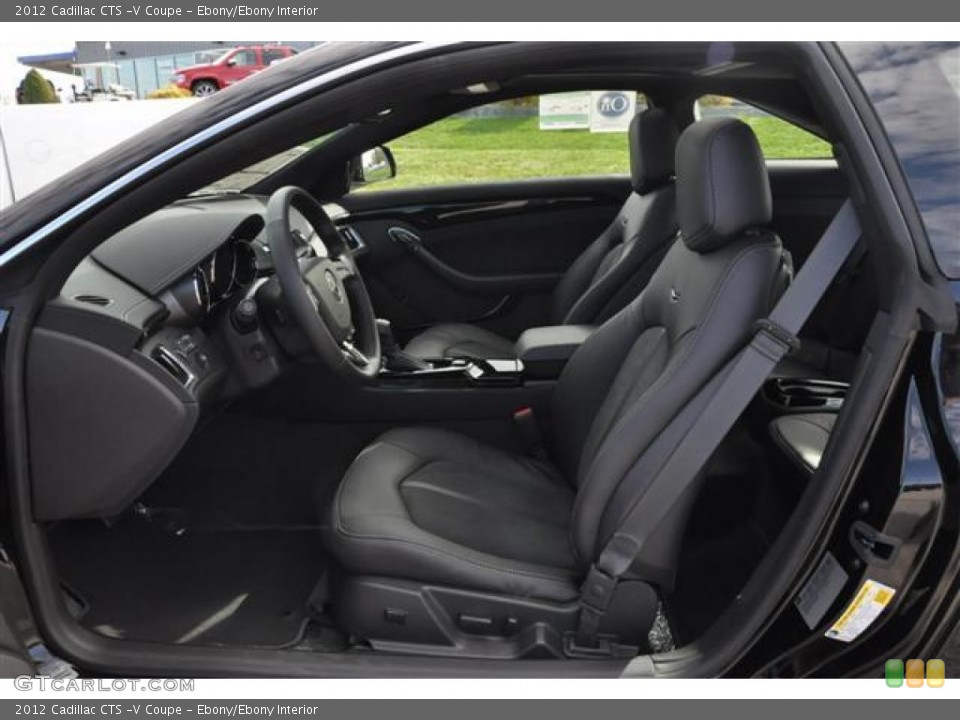 Ebony/Ebony Interior Photo for the 2012 Cadillac CTS -V Coupe #57682301