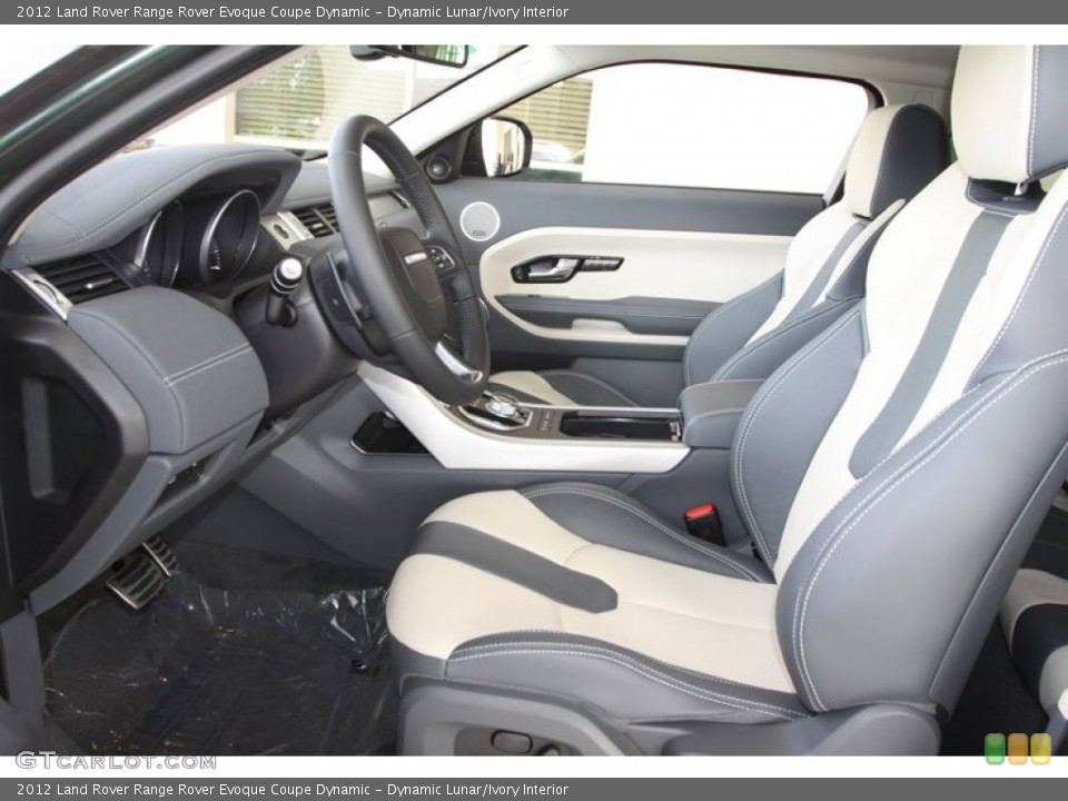 Dynamic Lunar/Ivory Interior Photo for the 2012 Land Rover Range Rover Evoque Coupe Dynamic #57682361