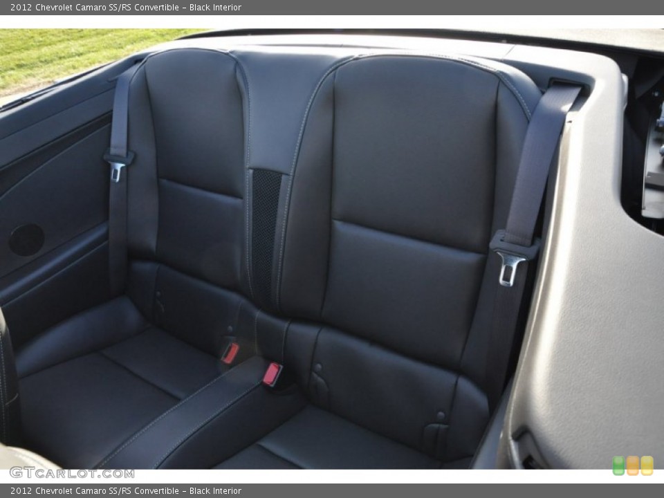 Black Interior Photo for the 2012 Chevrolet Camaro SS/RS Convertible #57682826
