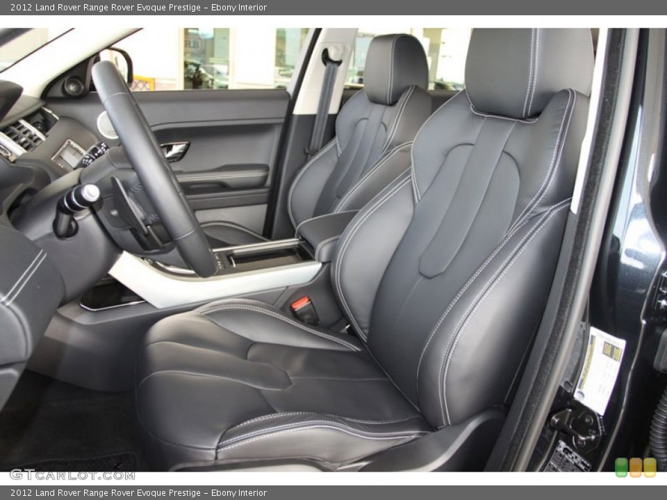 Ebony Interior Photo for the 2012 Land Rover Range Rover Evoque Prestige #57682838
