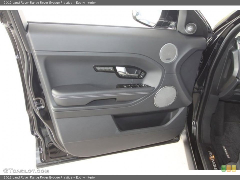 Ebony Interior Door Panel for the 2012 Land Rover Range Rover Evoque Prestige #57682898