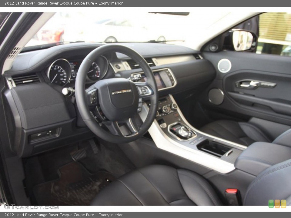 Ebony Interior Dashboard for the 2012 Land Rover Range Rover Evoque Coupe Pure #57683030
