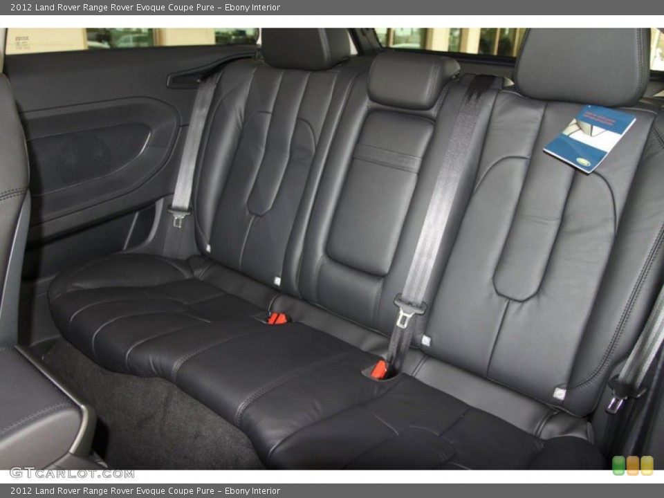 Ebony Interior Photo for the 2012 Land Rover Range Rover Evoque Coupe Pure #57683051