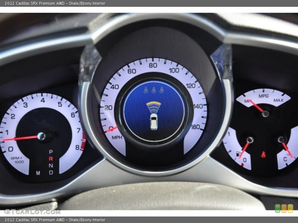 Shale/Ebony Interior Gauges for the 2012 Cadillac SRX Premium AWD #57683498
