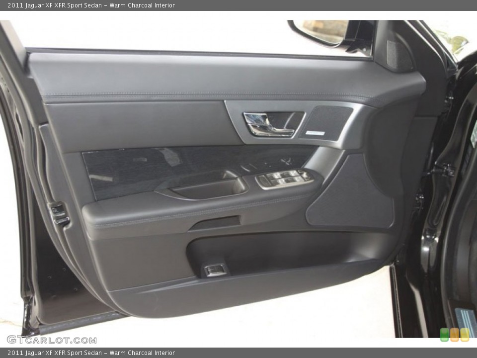 Warm Charcoal Interior Door Panel for the 2011 Jaguar XF XFR Sport Sedan #57683546