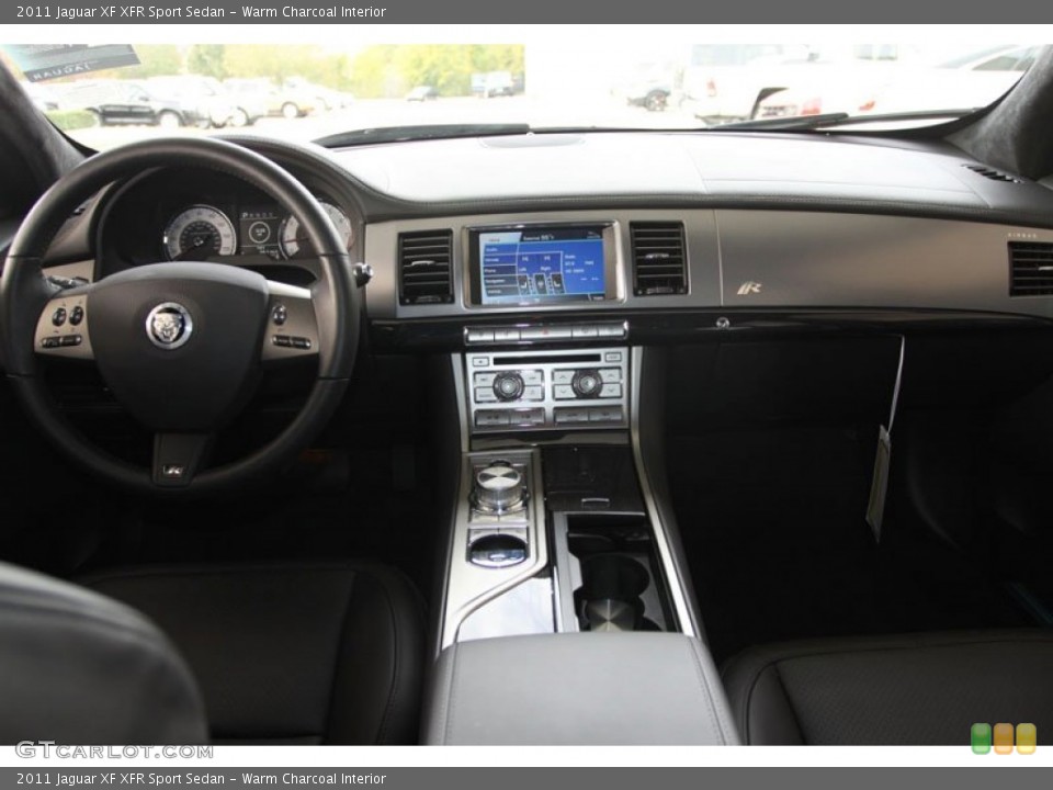 Warm Charcoal Interior Dashboard for the 2011 Jaguar XF XFR Sport Sedan #57683564