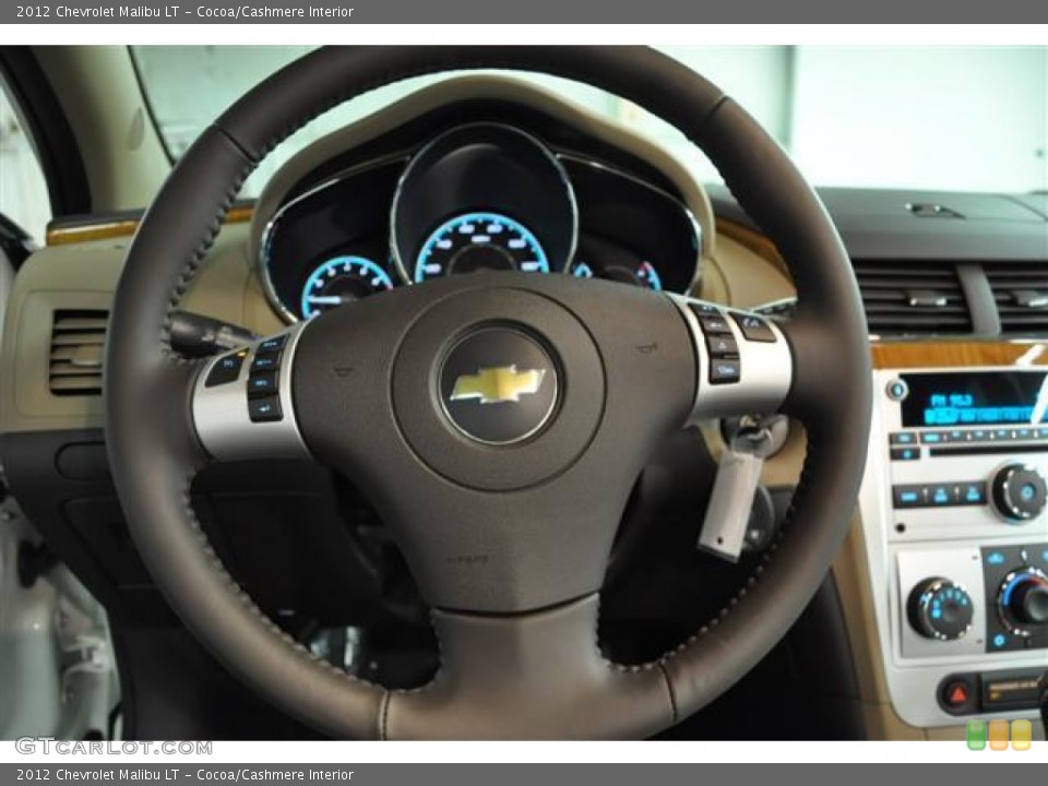 Cocoa/Cashmere Interior Steering Wheel for the 2012 Chevrolet Malibu LT #57683897