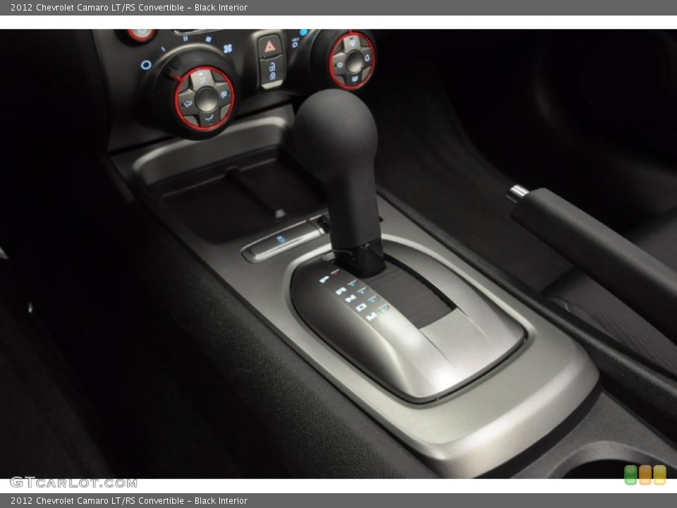 Black Interior Transmission for the 2012 Chevrolet Camaro LT/RS Convertible #57685208