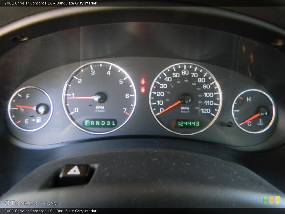 Dark Slate Gray Interior Gauges for the 2001 Chrysler Concorde LX #57686153