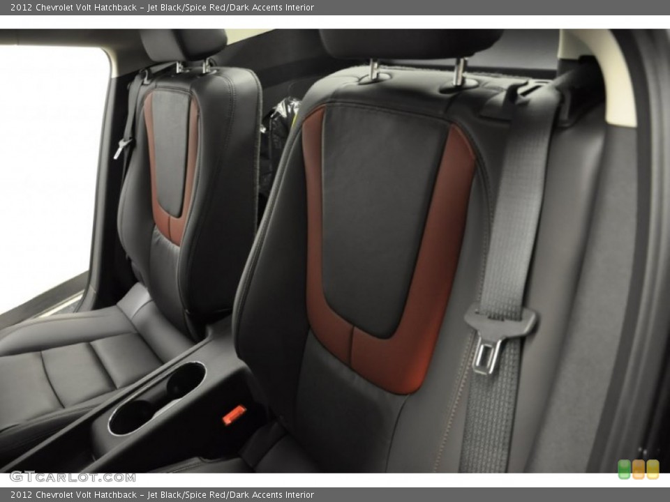 Jet Black/Spice Red/Dark Accents Interior Photo for the 2012 Chevrolet Volt Hatchback #57686708