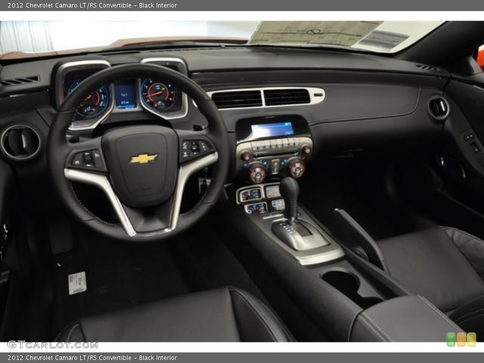 Black Interior Dashboard for the 2012 Chevrolet Camaro LT/RS Convertible #57687269
