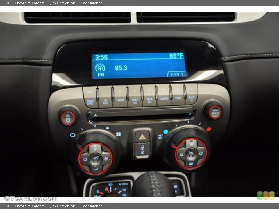 Black Interior Audio System for the 2012 Chevrolet Camaro LT/RS Convertible #57687332