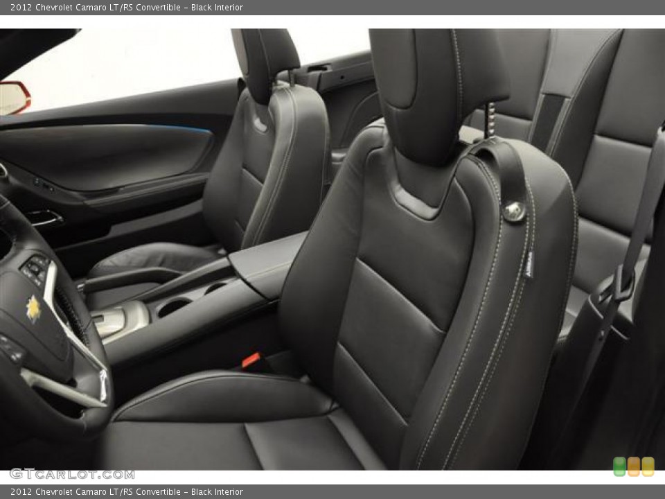 Black Interior Photo for the 2012 Chevrolet Camaro LT/RS Convertible #57687380