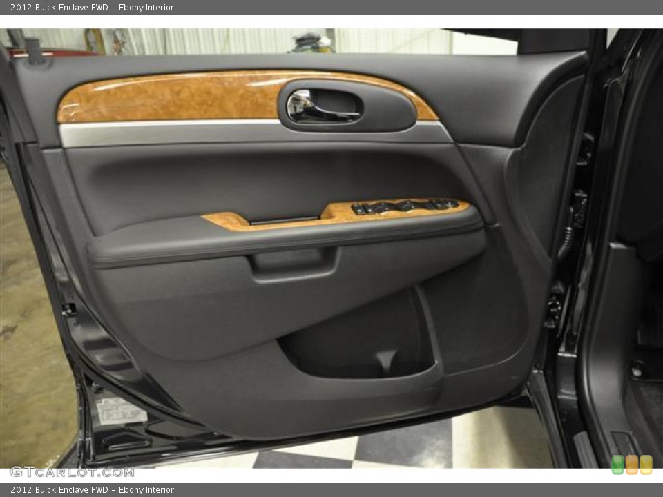 Ebony Interior Door Panel for the 2012 Buick Enclave FWD #57687515
