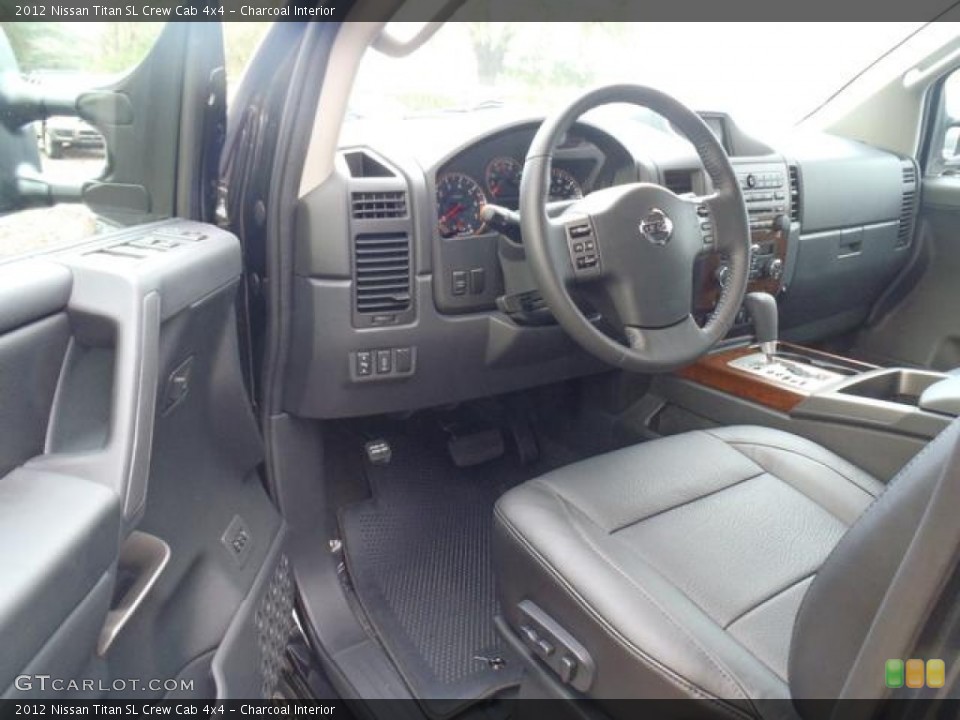 Charcoal Interior Photo for the 2012 Nissan Titan SL Crew Cab 4x4 #57687974