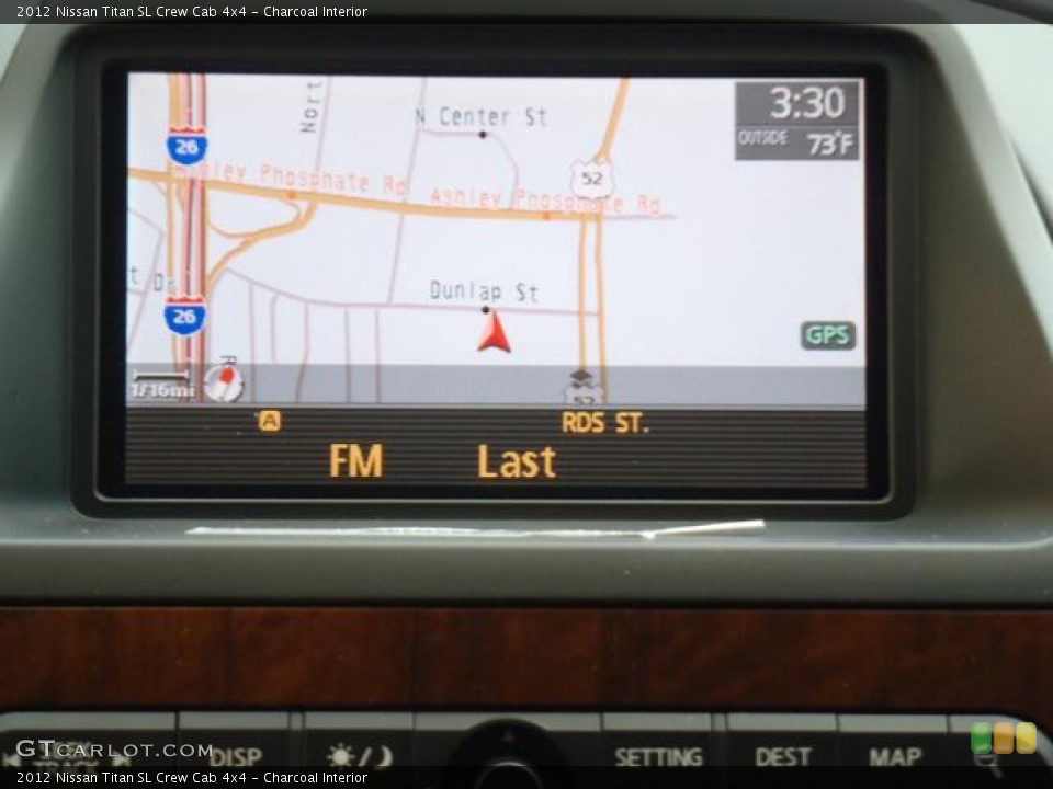 Charcoal Interior Navigation for the 2012 Nissan Titan SL Crew Cab 4x4 #57688004