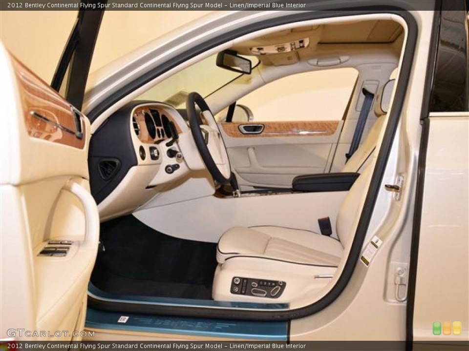 Linen/Imperial Blue Interior Photo for the 2012 Bentley Continental Flying Spur  #57688376