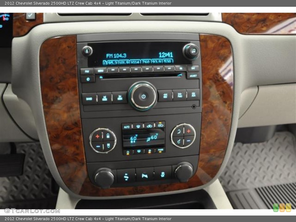 Light Titanium/Dark Titanium Interior Controls for the 2012 Chevrolet Silverado 2500HD LTZ Crew Cab 4x4 #57688400