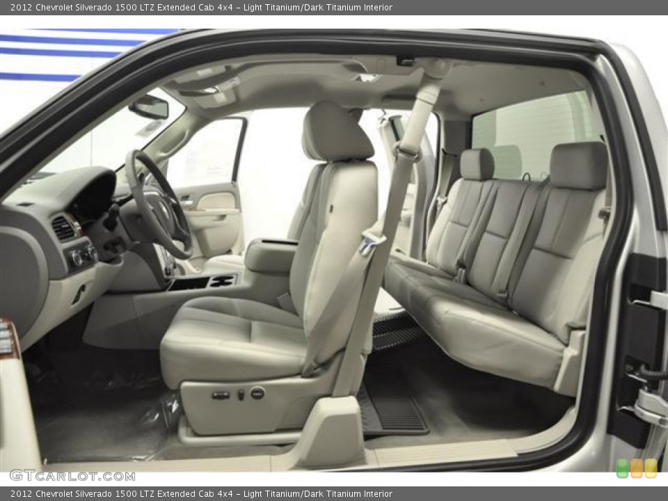Light Titanium/Dark Titanium Interior Photo for the 2012 Chevrolet Silverado 1500 LTZ Extended Cab 4x4 #57688484