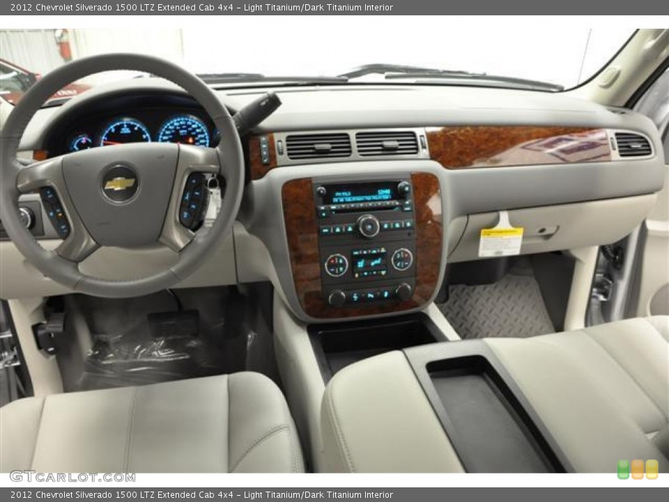 Light Titanium/Dark Titanium Interior Dashboard for the 2012 Chevrolet Silverado 1500 LTZ Extended Cab 4x4 #57688493