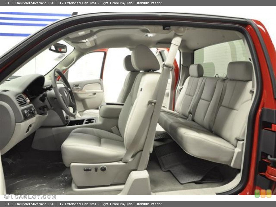Light Titanium/Dark Titanium Interior Photo for the 2012 Chevrolet Silverado 1500 LTZ Extended Cab 4x4 #57688667