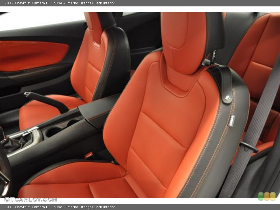 Inferno Orange/Black Interior Photo for the 2012 Chevrolet Camaro LT Coupe #57688805