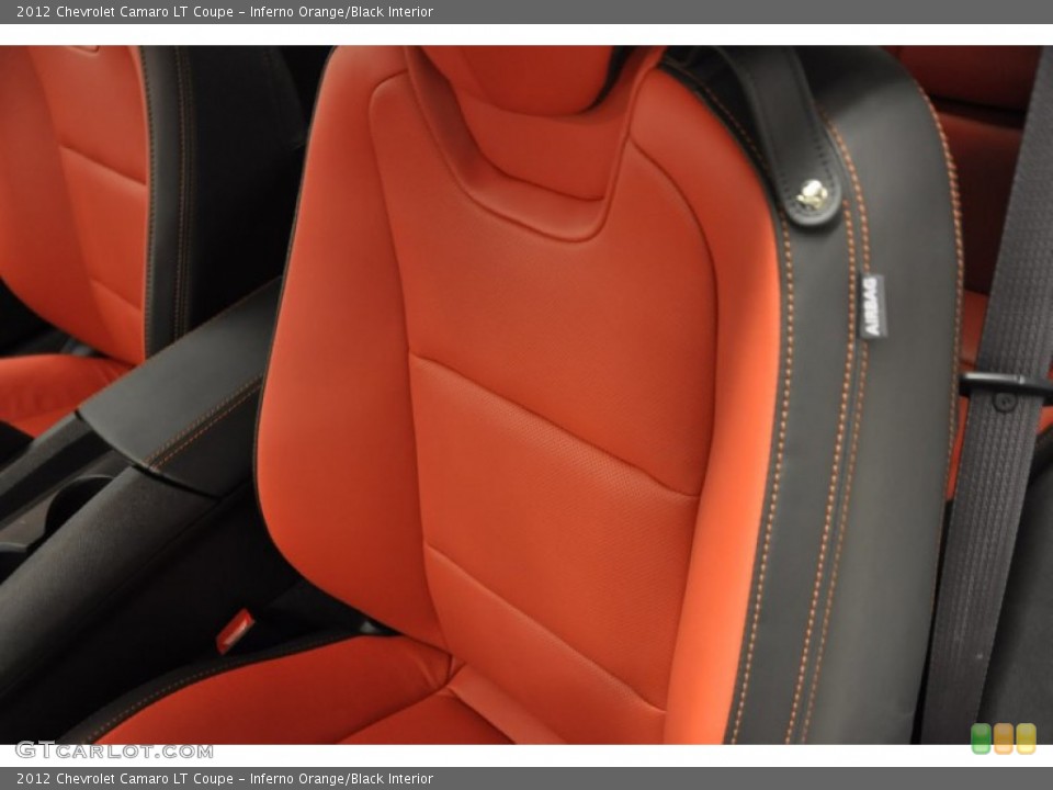 Inferno Orange/Black Interior Photo for the 2012 Chevrolet Camaro LT Coupe #57688808
