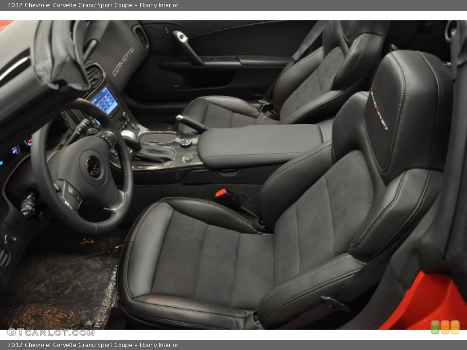 Ebony Interior Photo for the 2012 Chevrolet Corvette Grand Sport Coupe #57689081