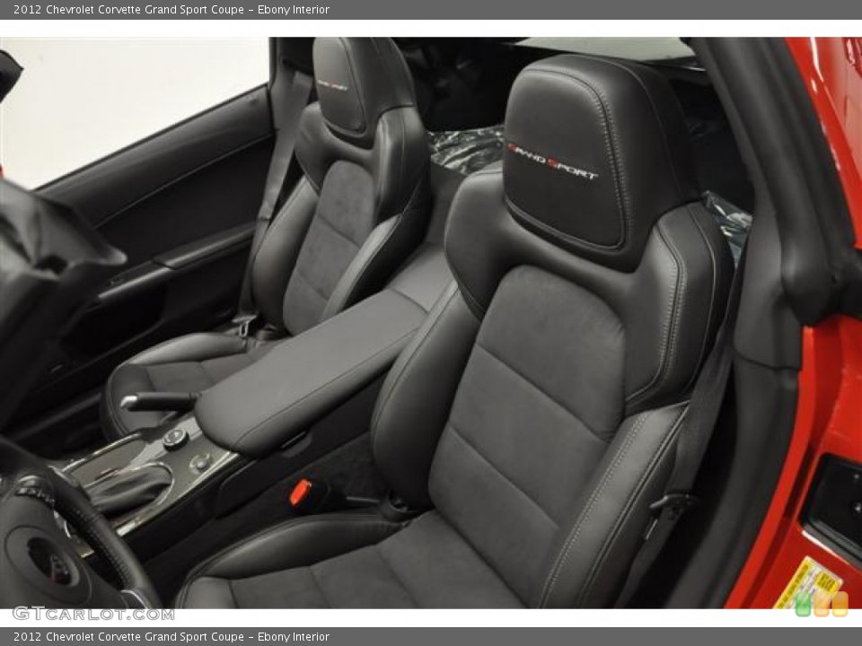 Ebony Interior Photo for the 2012 Chevrolet Corvette Grand Sport Coupe #57689084