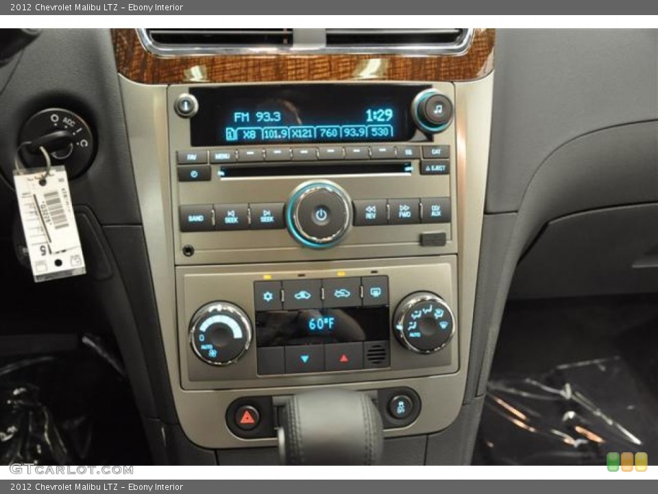 Ebony Interior Audio System for the 2012 Chevrolet Malibu LTZ #57689237