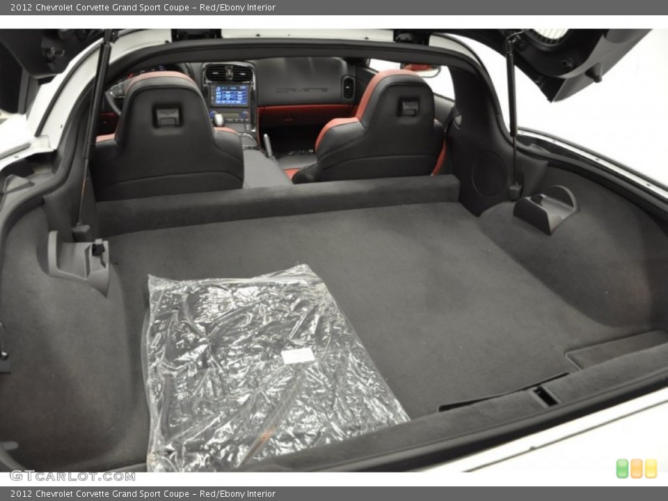 Red/Ebony Interior Trunk for the 2012 Chevrolet Corvette Grand Sport Coupe #57689279