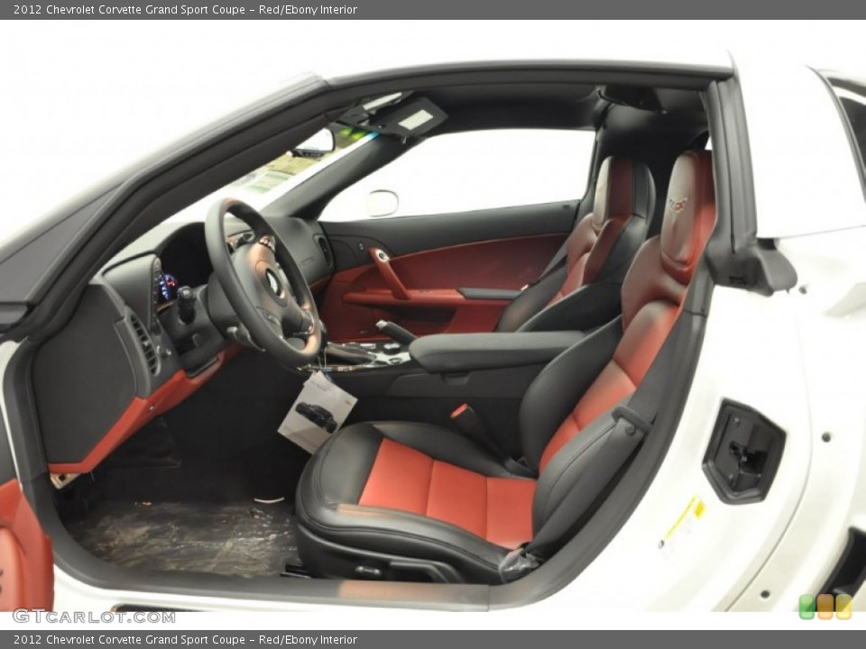 Red/Ebony Interior Photo for the 2012 Chevrolet Corvette Grand Sport Coupe #57689285