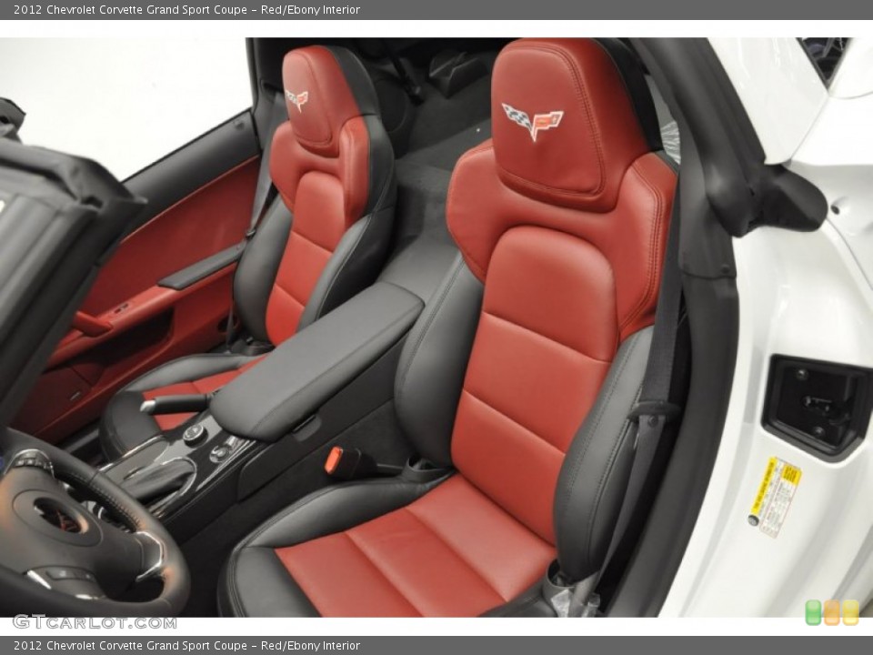 Red/Ebony Interior Photo for the 2012 Chevrolet Corvette Grand Sport Coupe #57689294