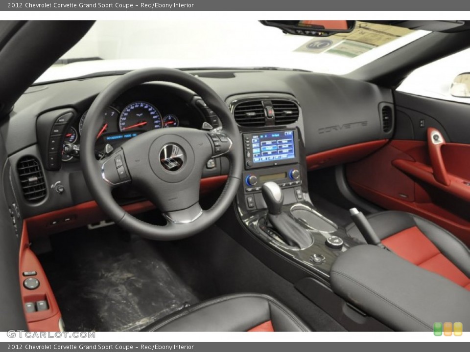 Red/Ebony Interior Dashboard for the 2012 Chevrolet Corvette Grand Sport Coupe #57689300