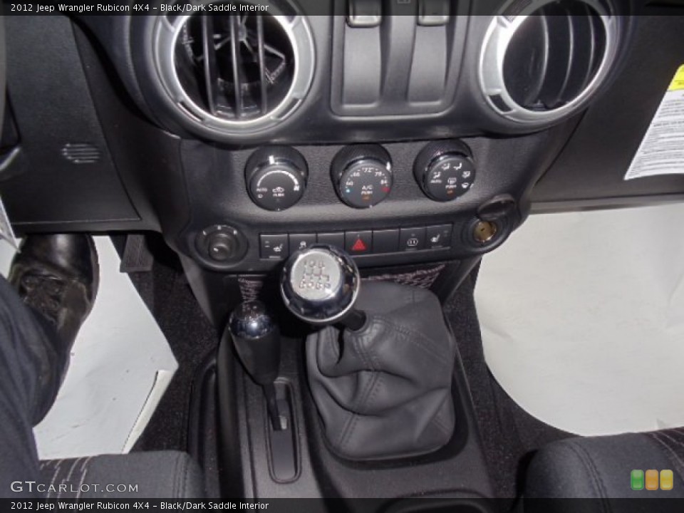 Black/Dark Saddle Interior Transmission for the 2012 Jeep Wrangler Rubicon 4X4 #57690968