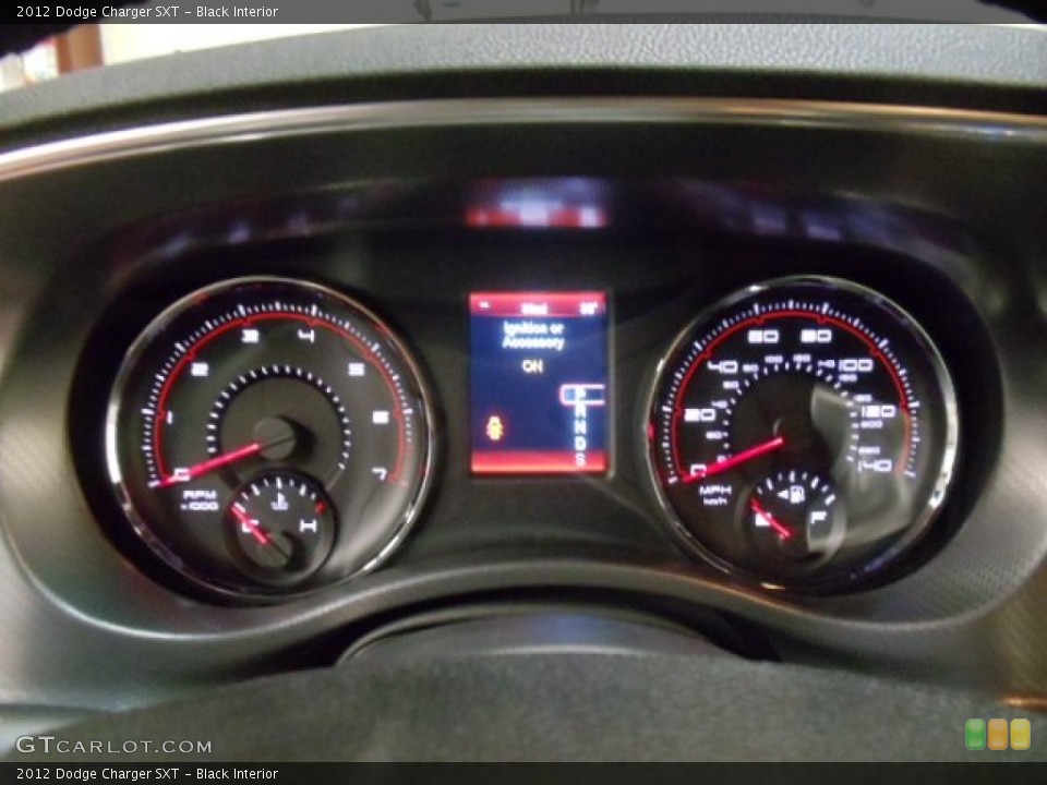 Black Interior Gauges for the 2012 Dodge Charger SXT #57691646