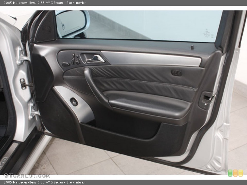 Black Interior Door Panel for the 2005 Mercedes-Benz C 55 AMG Sedan #57694115